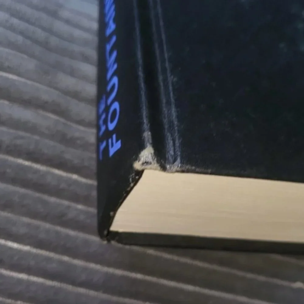 Vintage Book The Fountainhead 1943 Ayn Rand Bobbs-Merrill Hardcover No Dust Jack